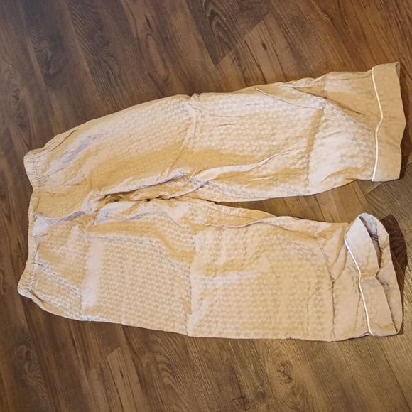 & Other Stories Khaki Tan Luxury Pajama Style Trousers A1 - Picture 7 of 7
